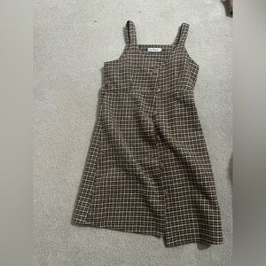 (SOLD) Dark Academia Button Dress